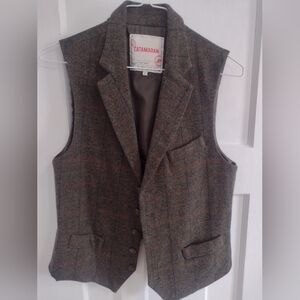 Brown Tweed Men's Vest